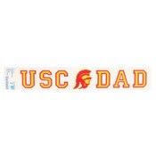 USC Trojans Cardinal Tommy Head Dad Inside Strip Decal